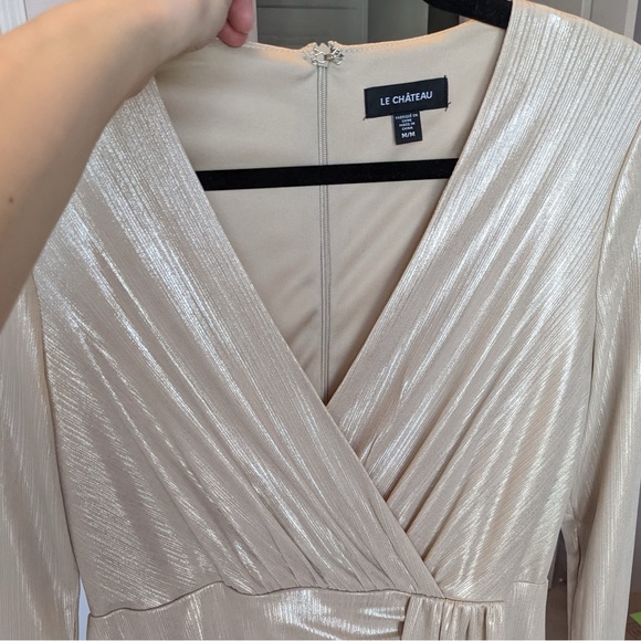 Le Chateau Champagne Dress - Picture 3 of 3